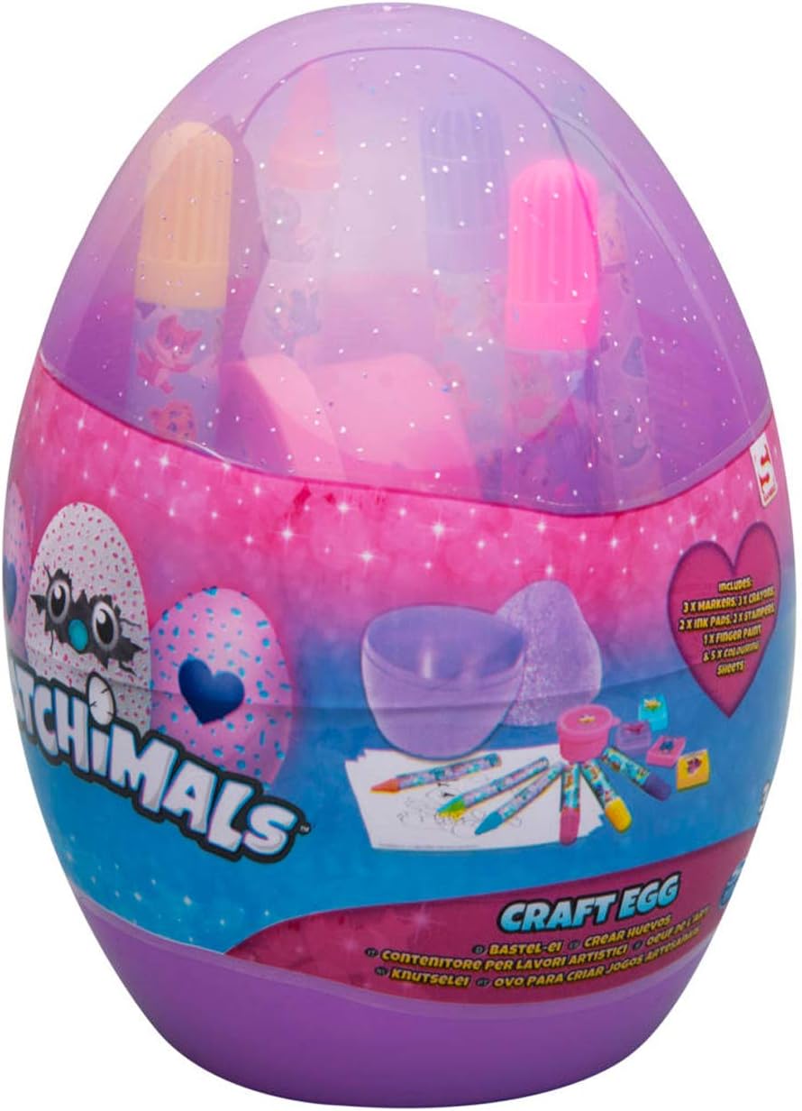 SambroHML-4639 Hatchimals Egg, Kids Art and Craft Activity, Multicolour