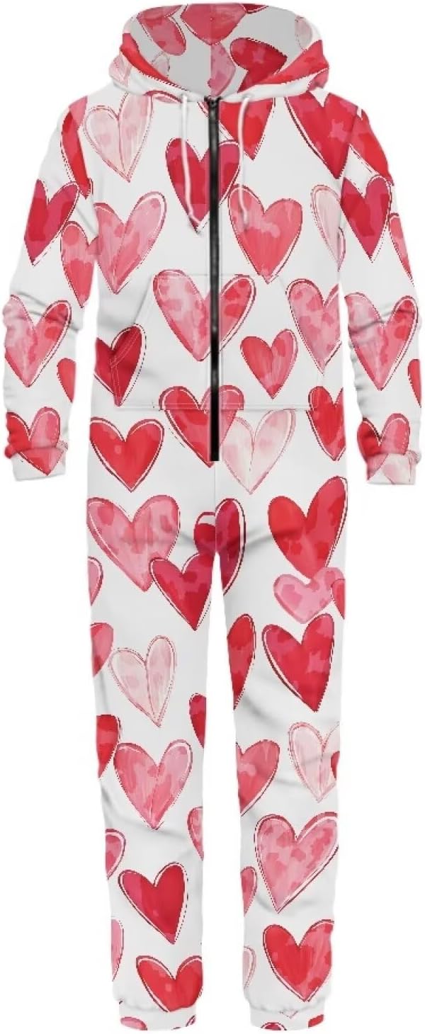Biyejit Unisex Adults Onesie Pajamas Men Women Cosplay Costume Sleepwear One-Piece Jumpsuits Homewear