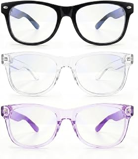 Blue Light Glasses for Kids Age 2-8 Eyestrain Computer & Gaming for Toddlers UV400 Anti Glare TR90 Unbreakable