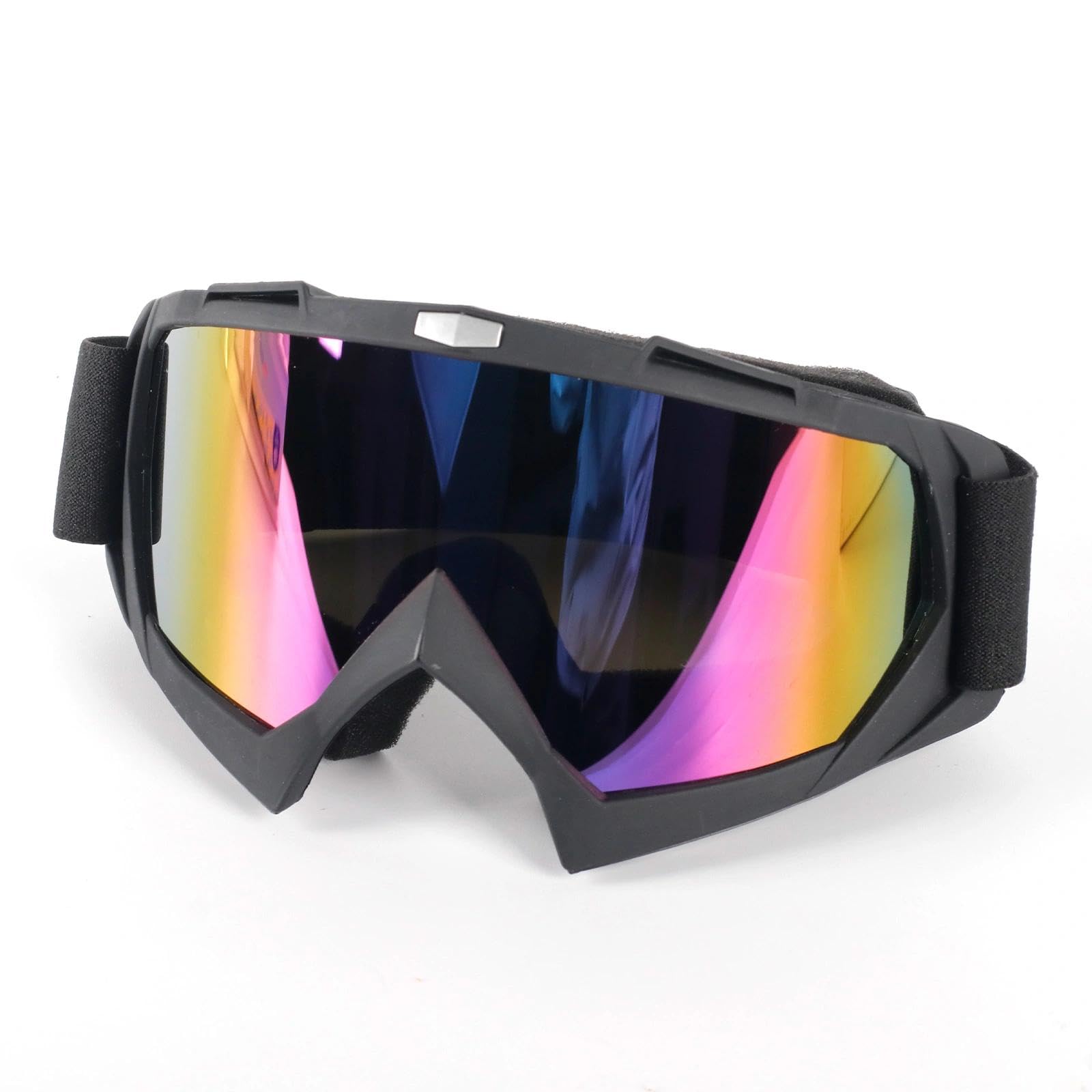 Maschera Motocross Occhiali da Sci Occhiali da Moto Antipolvere Maschere Snowboard Ski Goggles Mascherina Motocross per ATV, Casco Compatibile