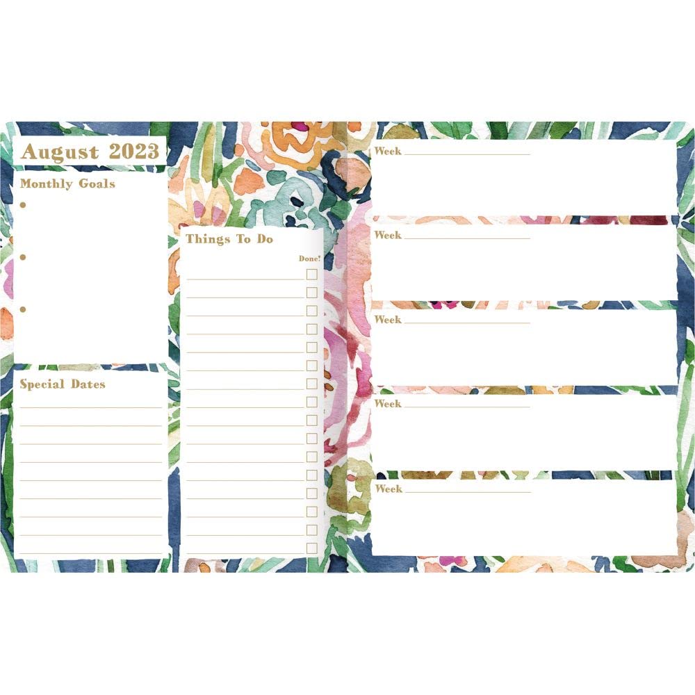 WSBL Grow Wild 2024 Monthly Planner (24997050025), green - Image 4
