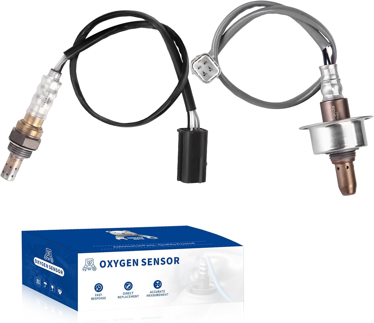 O2 Oxygen Sensor Upstream and Downstream for Nissan Versa Cube Sentra 1.8L 2.0L 2008-2009, O2 Sensor Replace 234-9039 234-4380 2Pcs