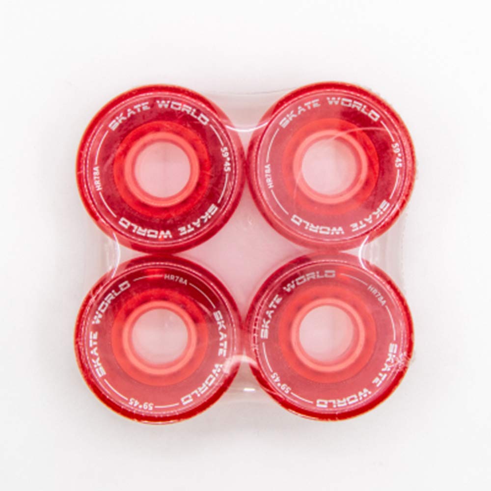 MALY Skateboard Road Wheels, 60mm Outdoor Classic Durable PU Longboard Cruiser Skateboard Wheels 4 pcs/set,j