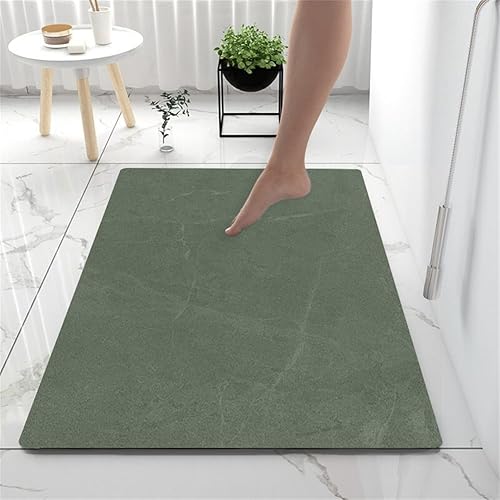 Tapis de Bain Antidérapant 140x200cm Tapis Salle de Bain Diatomite Super Absorba