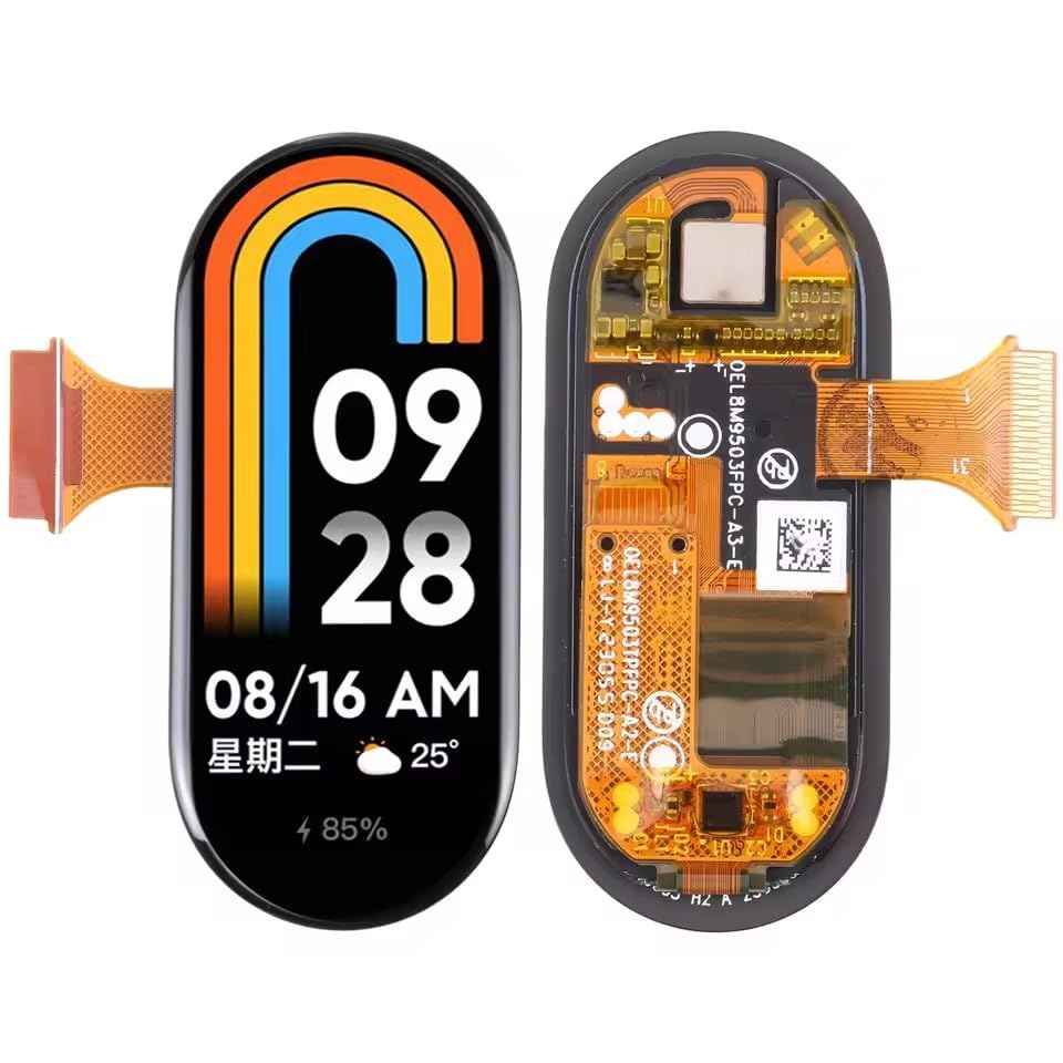 Écran tactile de rechange pour Xiaomi Mi Band 8 ensemble bloc écran LCD et numériseur