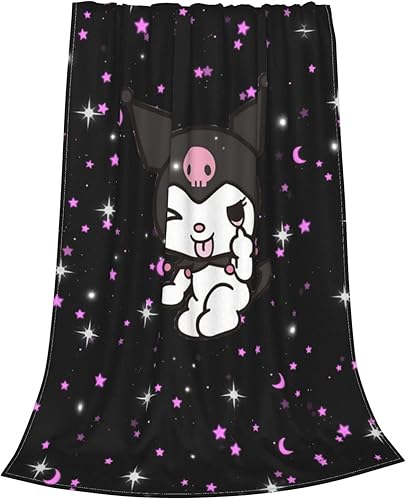 Manta Kawaii súper suave y bonita manta de felpa para todas las estaciones, manta de franela polar para niños y adultos, sofá de cama y decoración