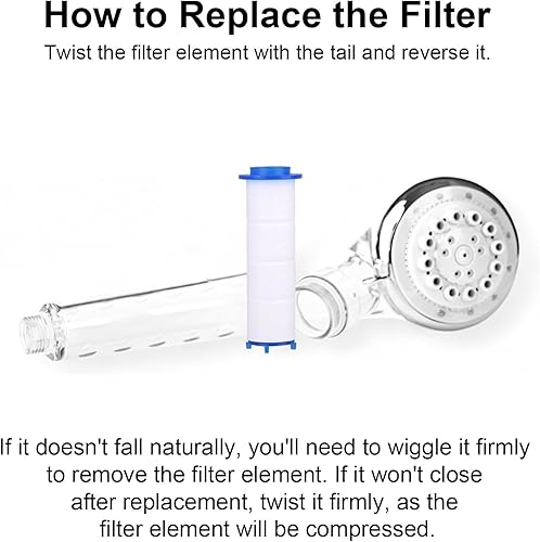 Miniatura 5 de 10 piezas de filtro de cabezal de ducha para Drivese, filtros de cabezal de ducha turbo de repuesto para cabezal de ducha de mano Drivese