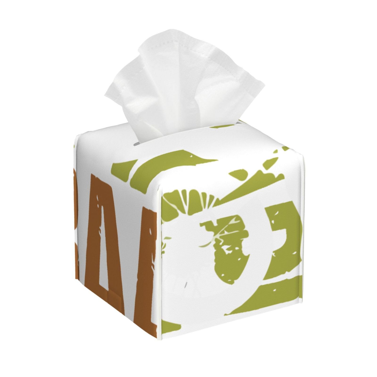 Dirt Bike Motocross Square PVC Tissue Box Cover Modern Decorative Holder for Bathroom Vanity