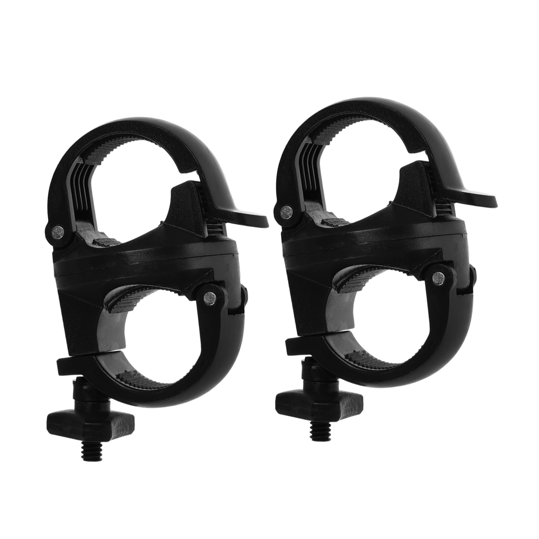 VINTORKY 2Pcs Bicycle Headlight Mount Bracket Flashlight Holder for Handlebar Easy to Install Light Mount Compatibility for Night Riding Suitable for All Bike