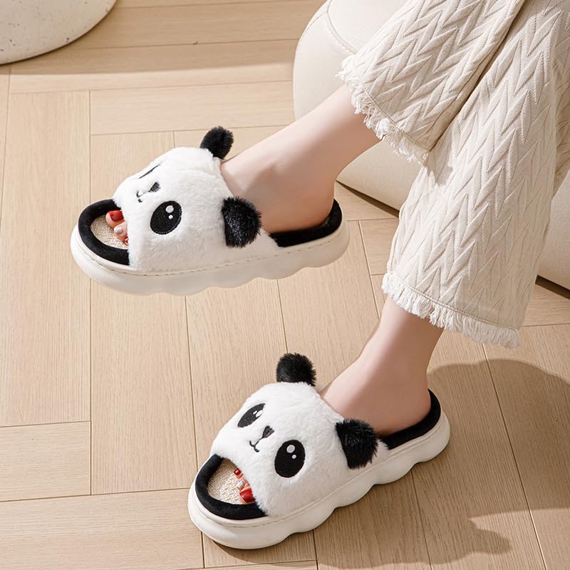 Cartoon Slippers Cute Animal Shape Slippers Thick Sole Soft Indoor Outdoor Slippers for Women4