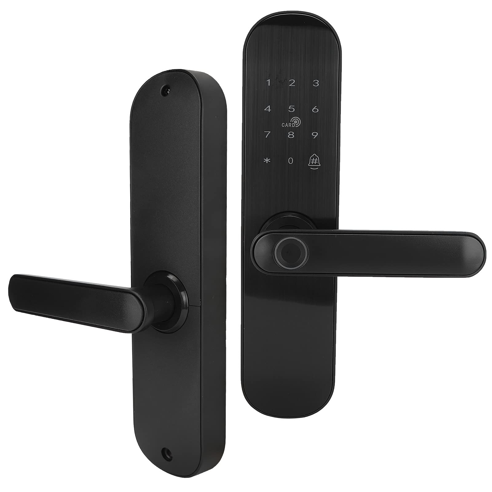 YUYTE Huella Digital con Tarjeta y Contraseña para Seguridad en el Hogar y Versátil para Puertas