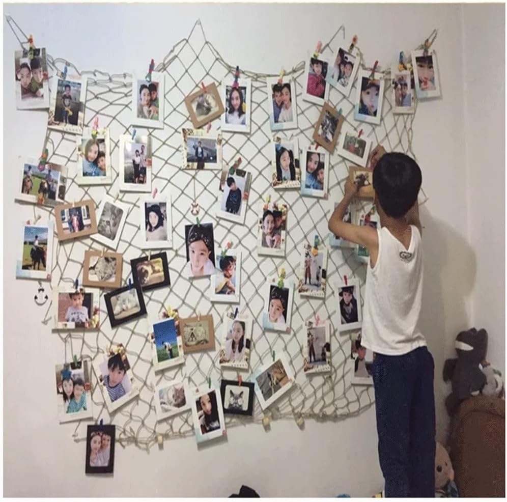 Jute Hemp Net for Playground – Durable Climbing Safety Net for Treehouse Outdoor Hammock Balcony (Size: 1x3m/3.28x9.84ft Color: Light Brown)