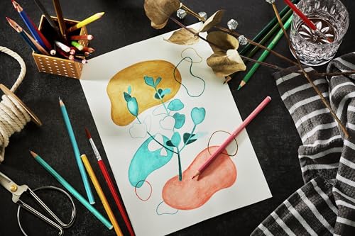 Matita Colorata Acquarellabile - Stabiloaquacolor - Scatola In Metallo Da 24 - Colori Assortiti - 5