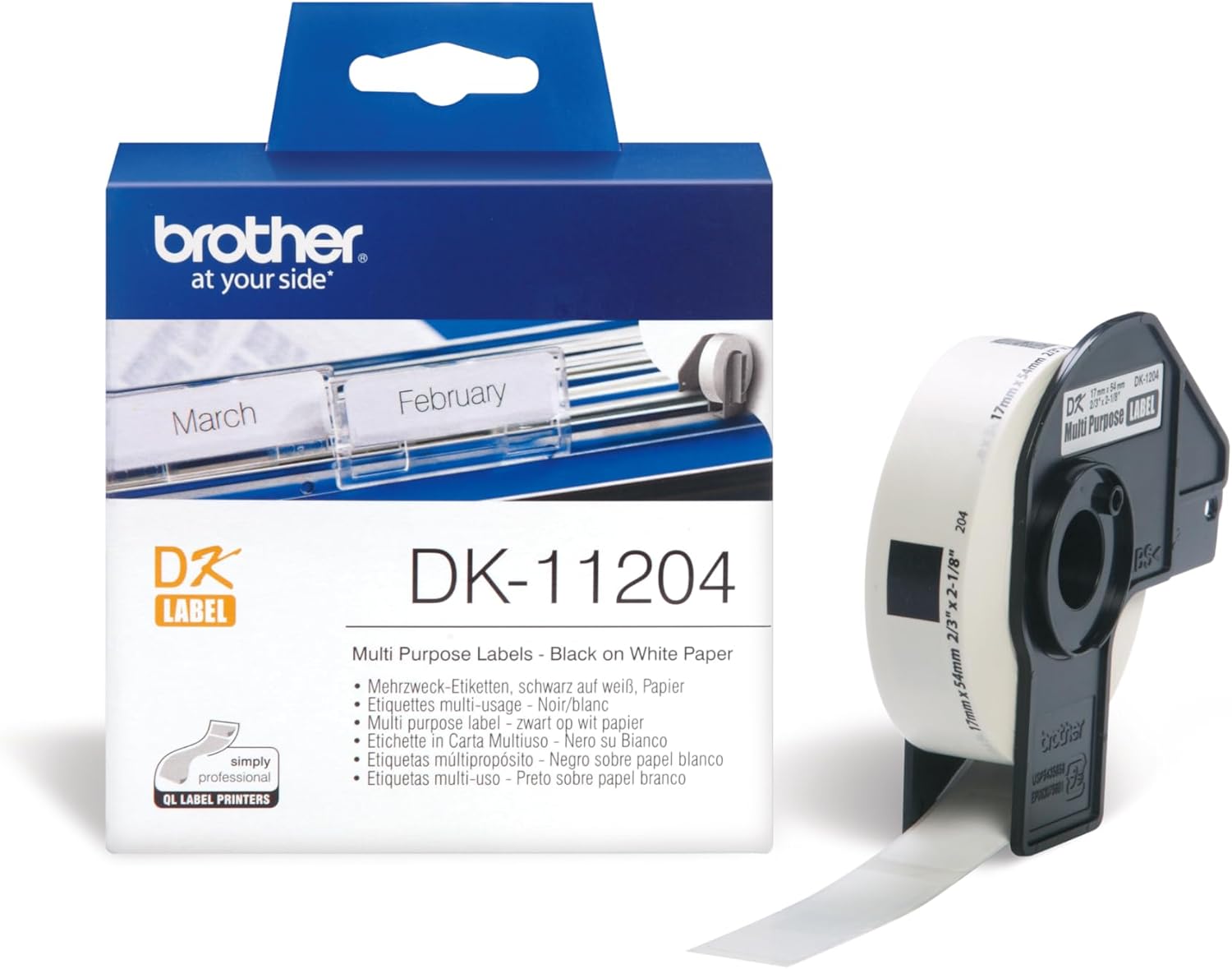 Brother DK11204 DK Label (17 x 54mm)