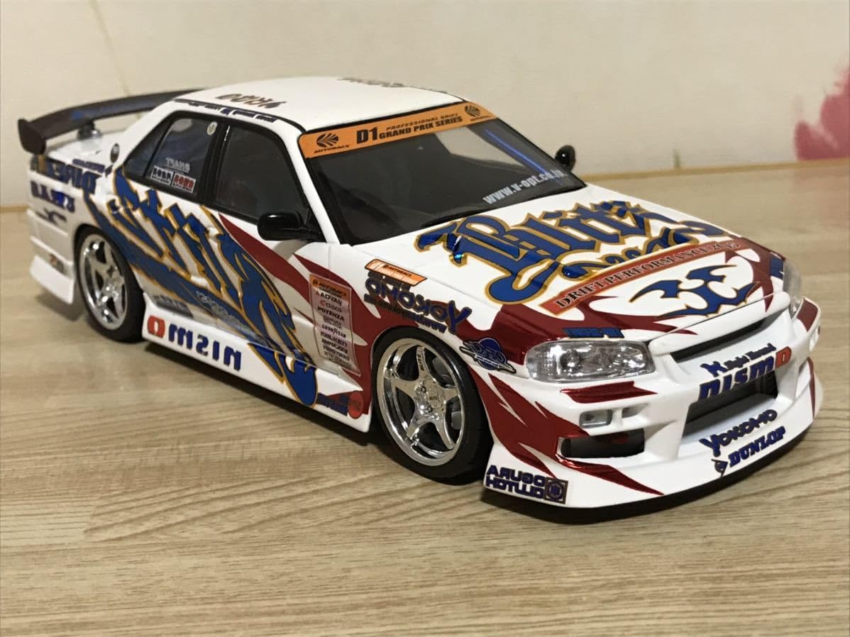 1/24ブリッツblitzスカイライン　ホットワークスレア Amazon.co.jp: 1/24 スカイライン ER34 ブリッツ D1 ドリフト