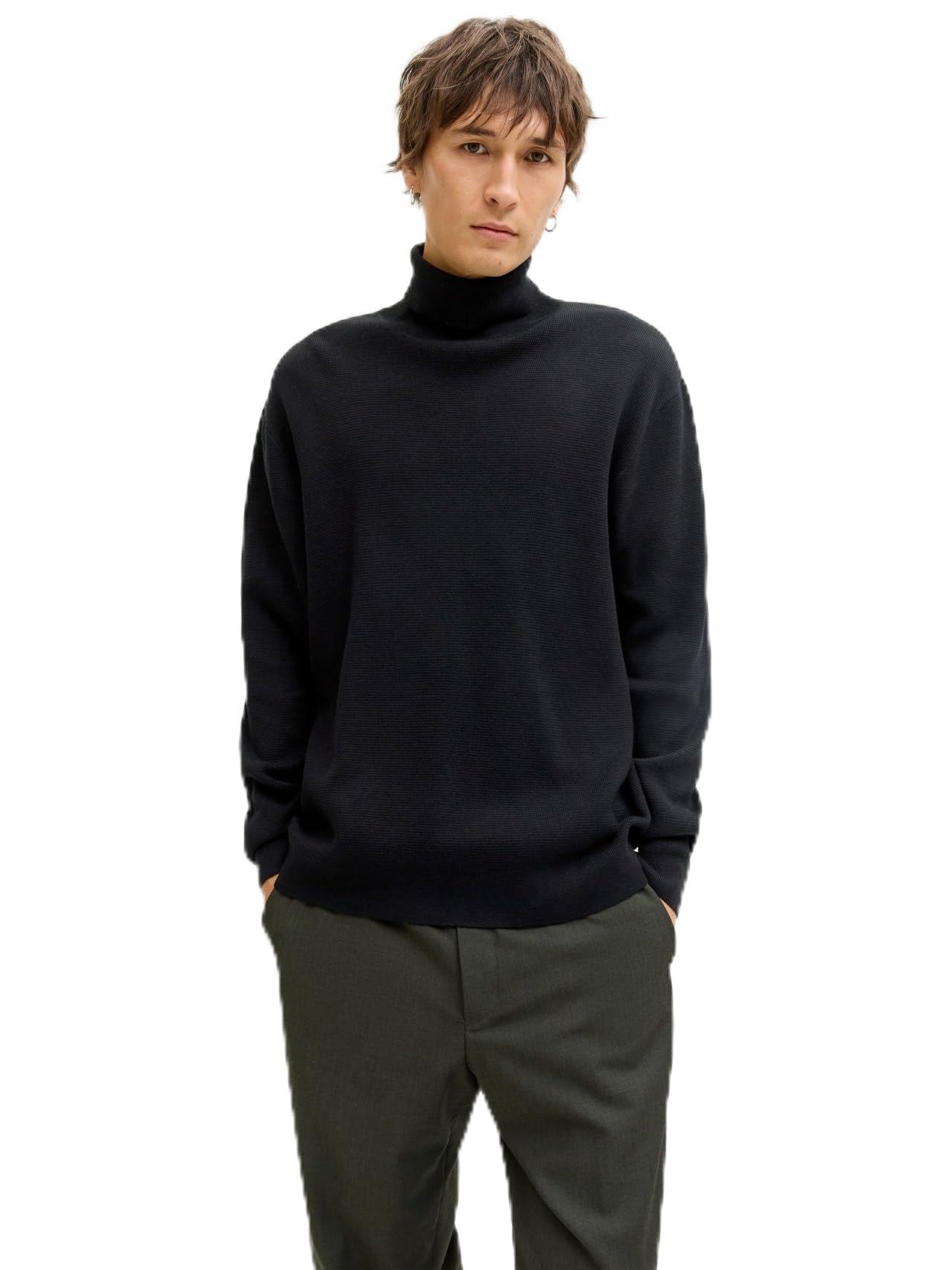 JACK & JONES Herren Pullover Rollkragenpullover Milano Stitch Knit Roll Neck