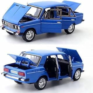 سيارة معدنية بلون أزرق مقاس كبير