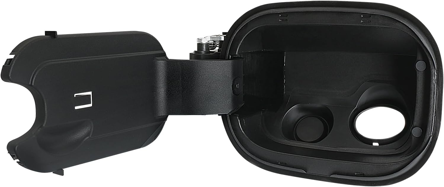Fuel Tank Filler Pipe Housing Cap Gas Fuel Door Pocket w/Fuel Door Spring Hinge Compatible with 2019-2025 Chevy Silverado 1500 For 6.6 FT Bed Only Replaces 84745944 84492771