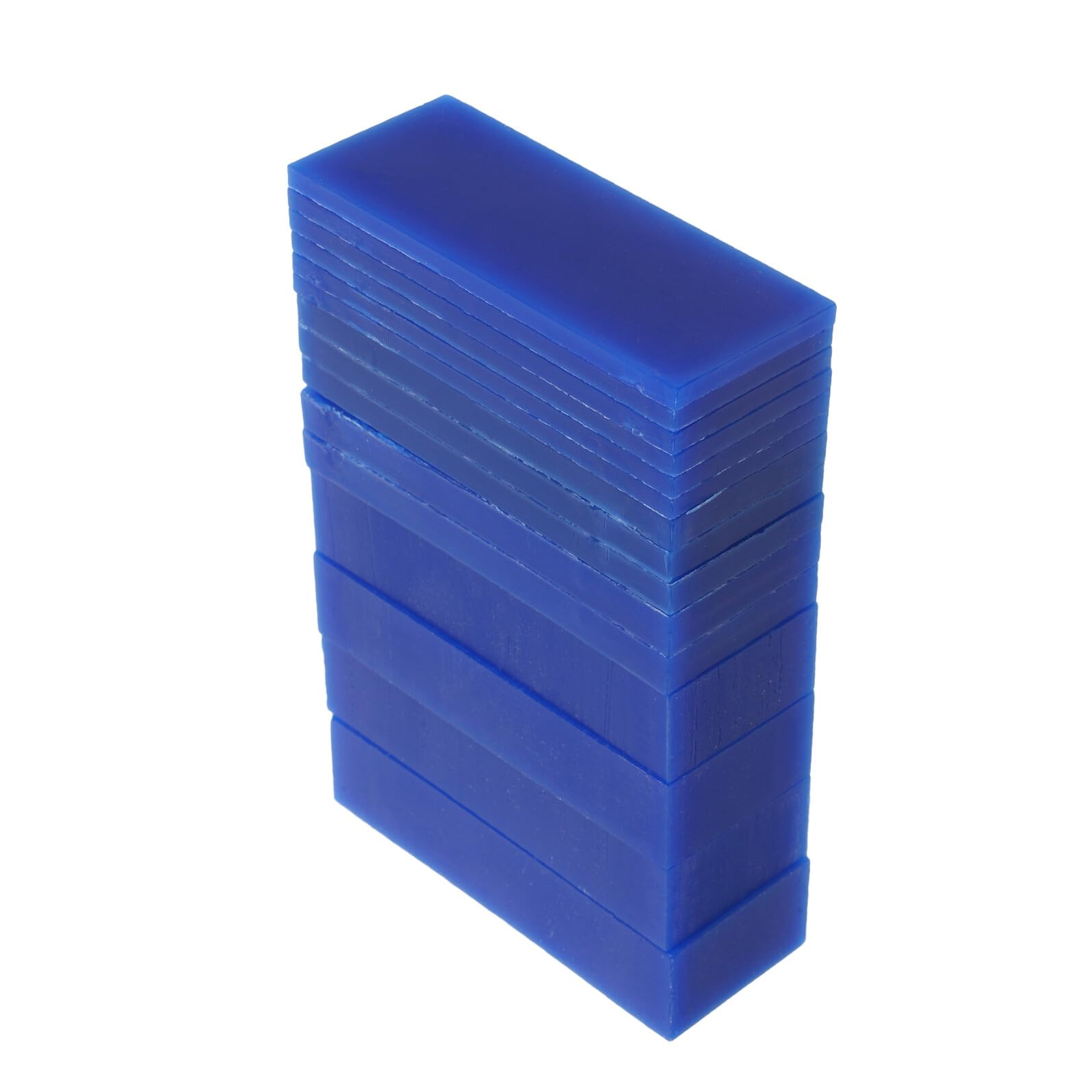 Mobestech 15 Piezas Láminas de Cera para Modelar Joyas, Cera para Fundición de Joyería Azul, Láminas Flexibles para Grabado y Moldeo, Suministros Manualidades y Creación Artesanal