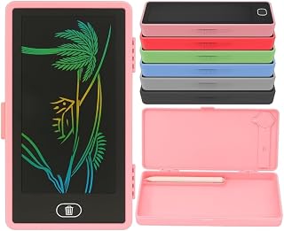 Toy Imagine 2-in-1 Pencil Case with LCD Writing Pad for Kids Reusable Digital Drawing Slate & Stationery Box Doodle & Scribble Gift for Boys & Girls (Pack of 1, Color May Vary)