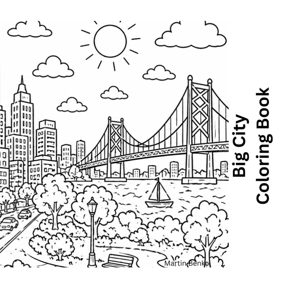 Big City Coloring Book: Coloring Book (Malbücher)