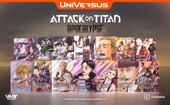 UniVersus Attack on Titan: Apocalypse Booster Display