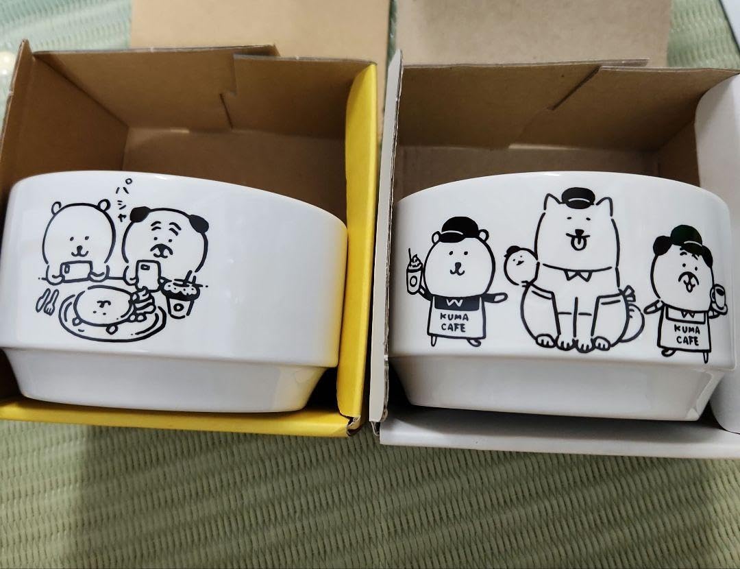 Amazon.co.jp: ナガノ展 自分ツッコミくま コラボカフェ スープボウル