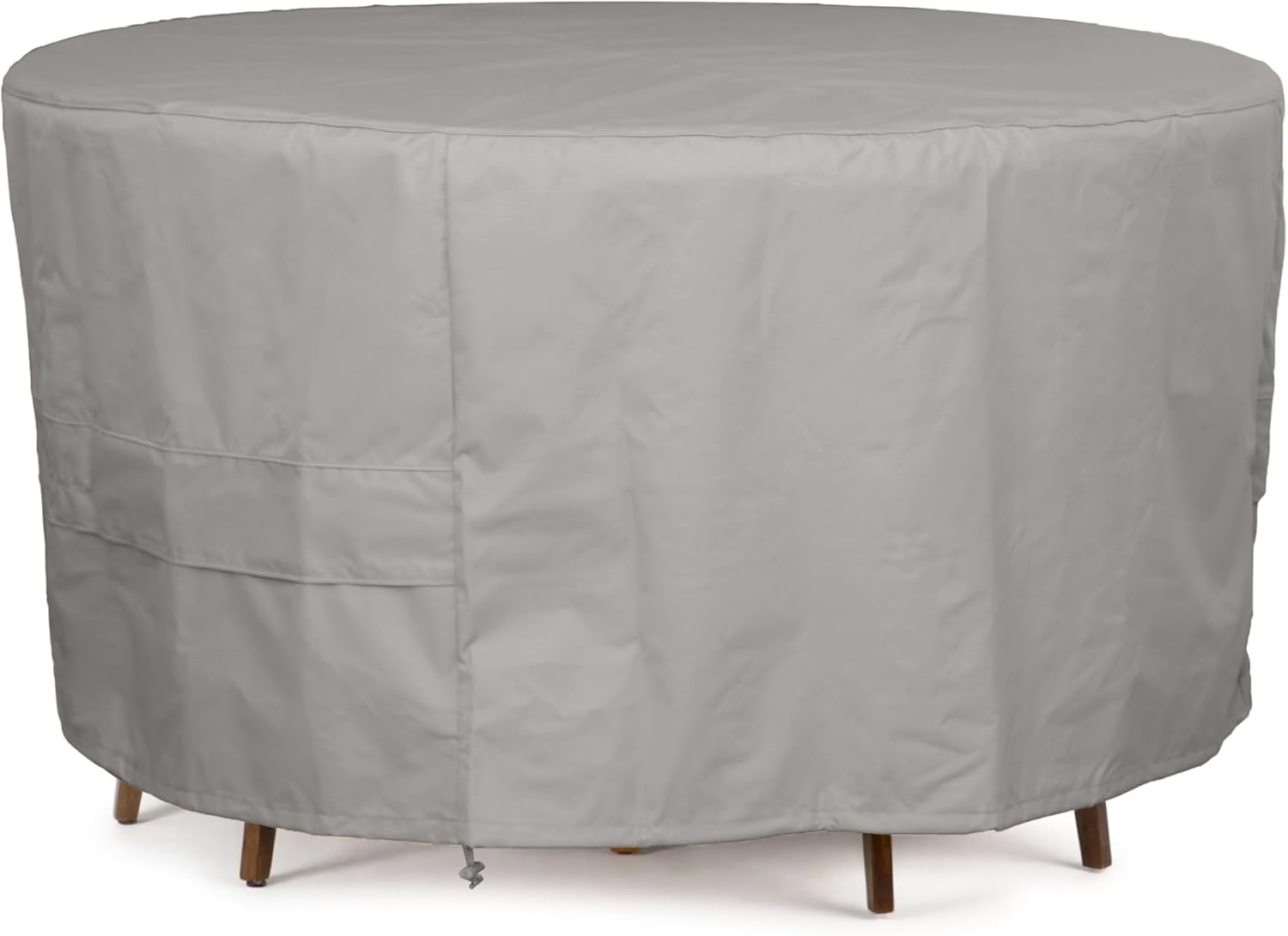 Covermates Ultima Round Fire Pit Chair Set Cover – Waterproof Heavy-Duty Outdoor Protection with Ripstop Polyester, Mesh Air Vents & Secure Buckle Straps, Round 86DIAMETER x 30H, Ripstop Grey