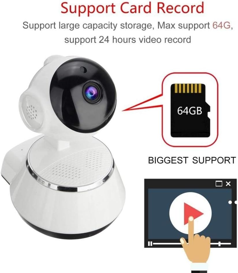 Camera with 64GB SD card support