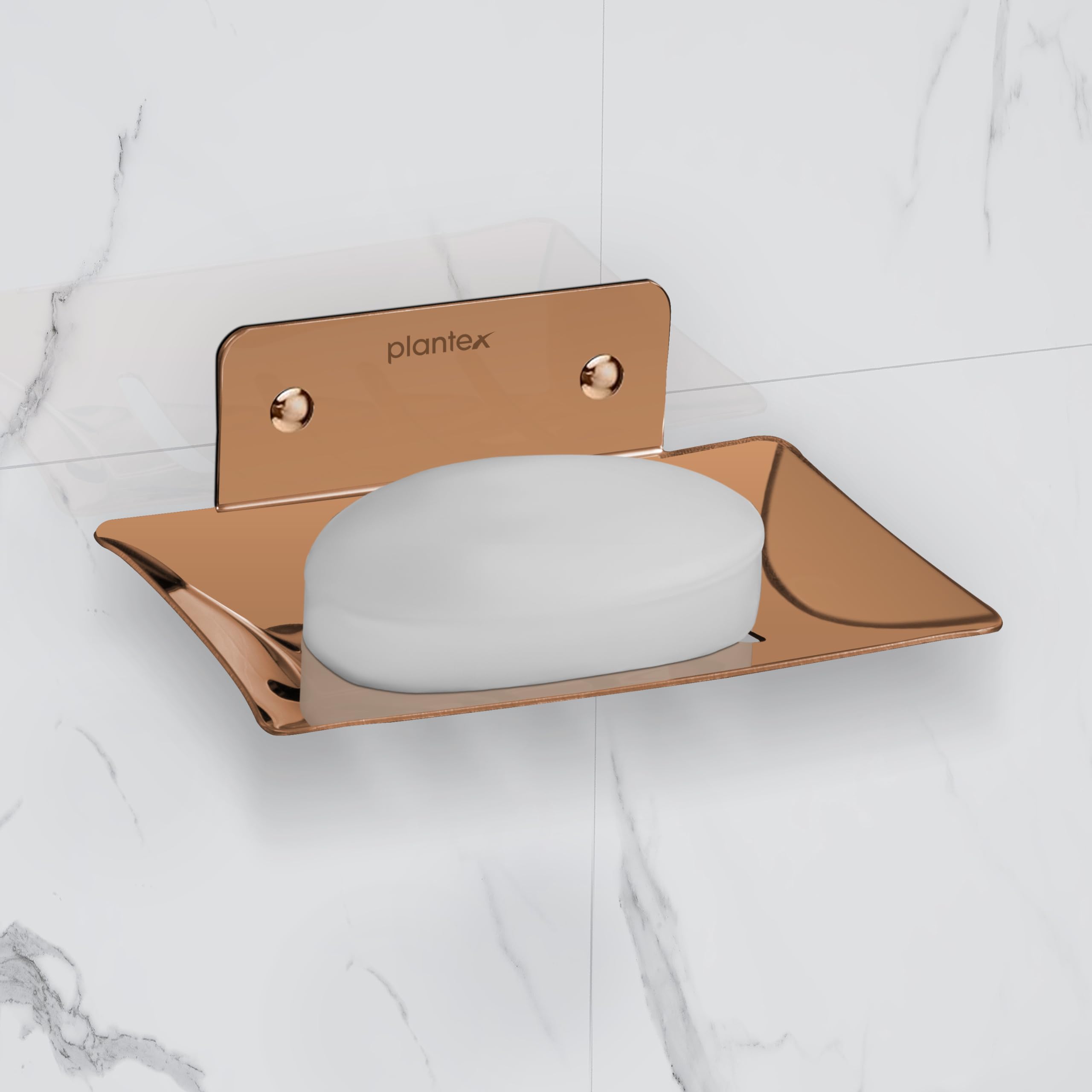 Plantex Stainless Steel Soap Holder for Bathroom/Wall Mounted Soap Holder/Soap Dish/Bathroom Accessories (Rose Gold) (B0BH8RMLWJ) Amazon Price History, Amazon Price Tracker