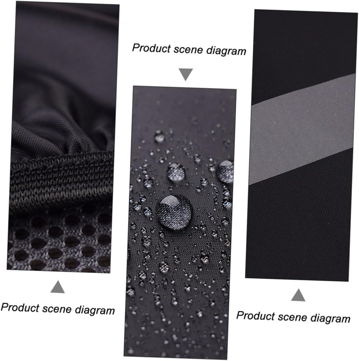 Yardwe Back Rain Cover Water Fanny Pouches Solid Reusable Reflective Zips Rains Cooler Duffle Foldable Bags