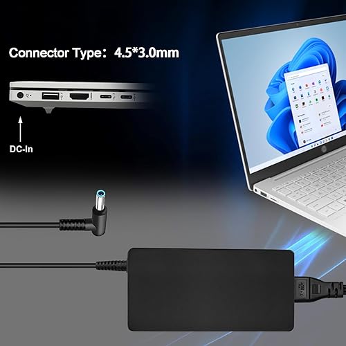 Miniatura 6 de Cargador de 120 W 6.15 A 710415-001 L41856-001 para HP USB-C Dock G5 5TW10UT 5TW10AA 5TW10AA #ABB 5TW10UT#ABA USB-C/A Universal Dock G2 5TW13AA HP