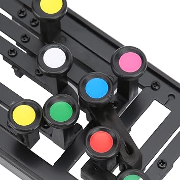 Guitar Trainer for Beginner,Guitar Learning System Teaching Aid Helper Folk Ukulele Chord Trainning for Beginner(Black)