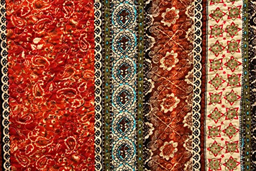1001 Wohntraum Tagesdecke, Baumwolle, Rot, 230 x 250 cm – Bild 5