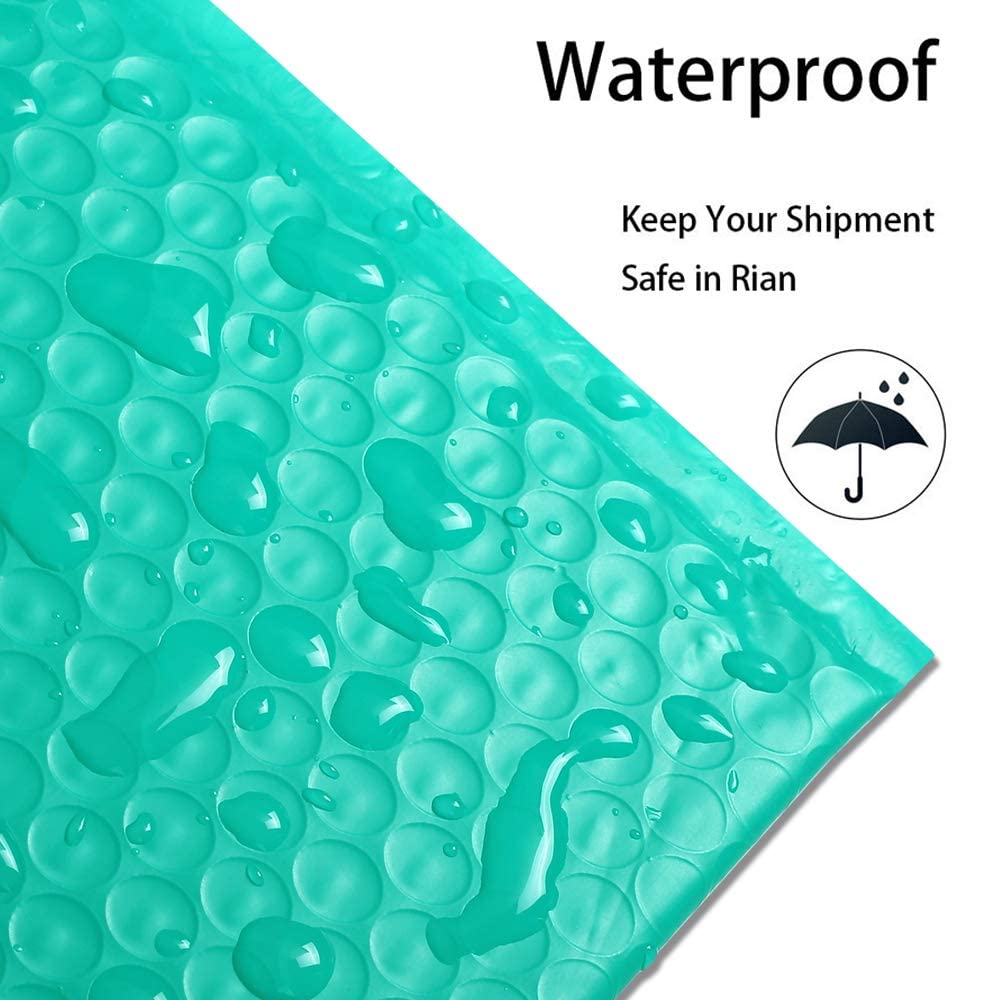 Torby transportowe z kopertą bąbelkową, Koperty bąbelkowe Koperta bąbelkowa, wielokolorowe, wiele rozmiarów, opakowanie 100 szt(100pcs Green,18 * 23cm)