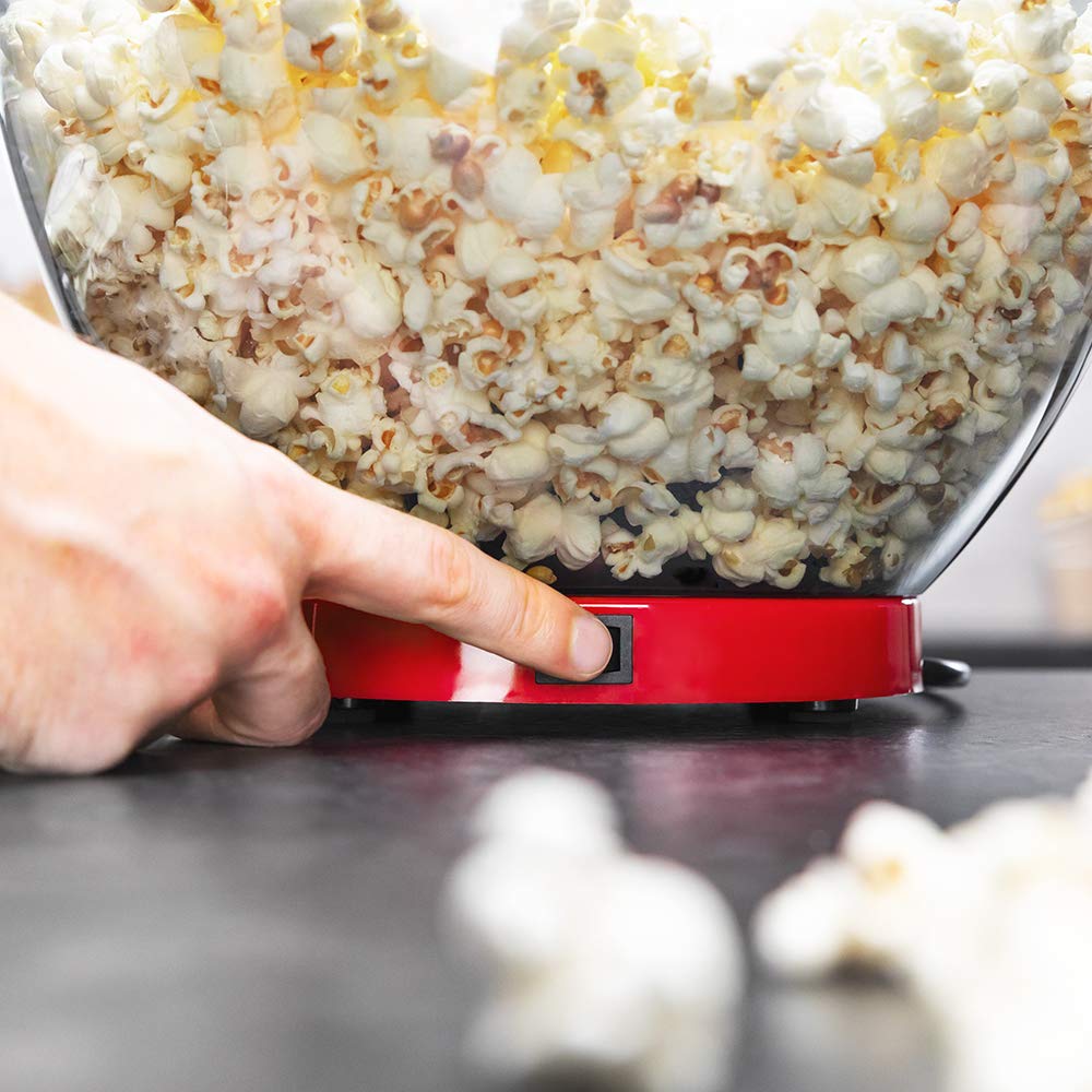 Cecotec Elektryczna maszyna do popcornu Fun&Taste P'Corn Easy. 1200 W, system wtrysku powietrza, wyjmowana miska, nieprzywierająca i zdejmowana pokrywa, kompaktowa konstrukcja