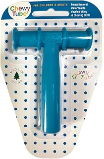Chewy Tubes, 1 Blue (Large) Chewy Tube - Pediatric and Adult Sensory Treatment Tool