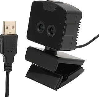 Dpofirs 1080P Web Camera, HD 2MP Binocular Webcam 30 FPS For Wins XP Vista 7, with 850nm IR LED Fill Light, Face Template Acquisition, Face Matching, Person ID Verification