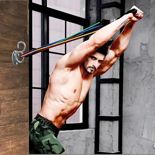 Miniatura 3 de Anclaje de pared de resistencia resistente para gimnasio en casa, bandas de resistencia para entrenamiento de fuerza, correas de suspensión, banda