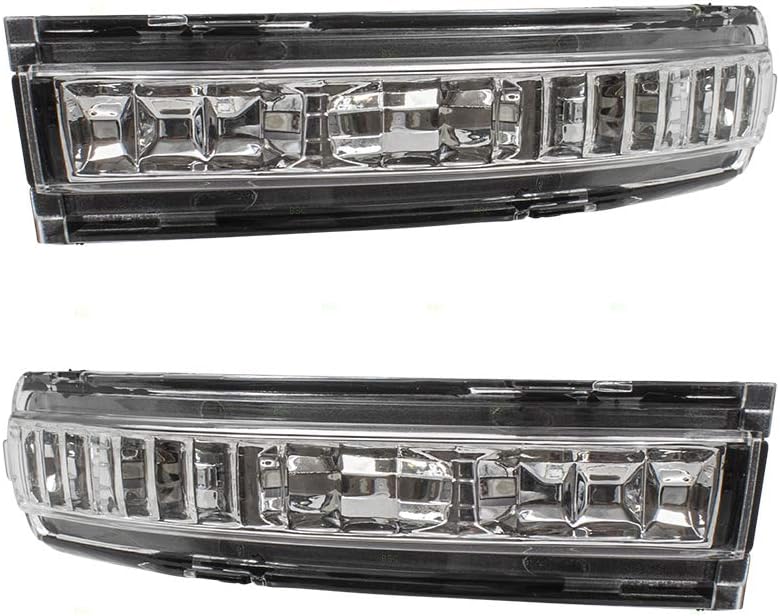 Brock Pair Set Mirror Turn Signal Lens Left + Right Side
