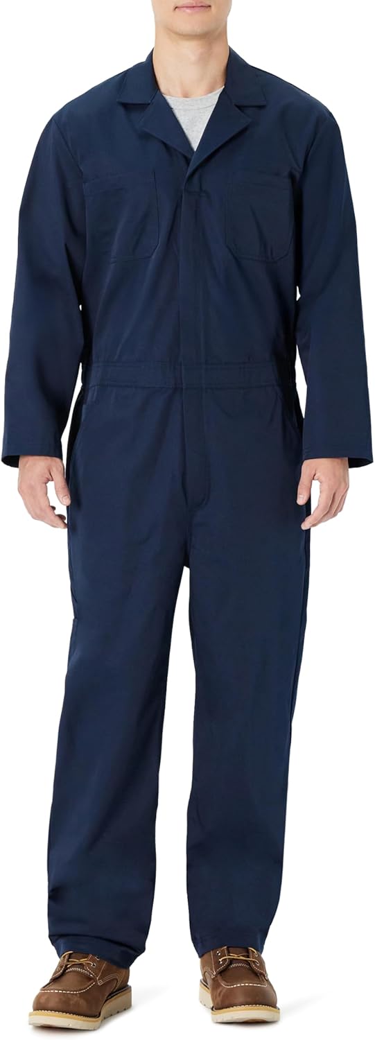Amazon Basics Men's Long Sleeve Workwear Coveralls