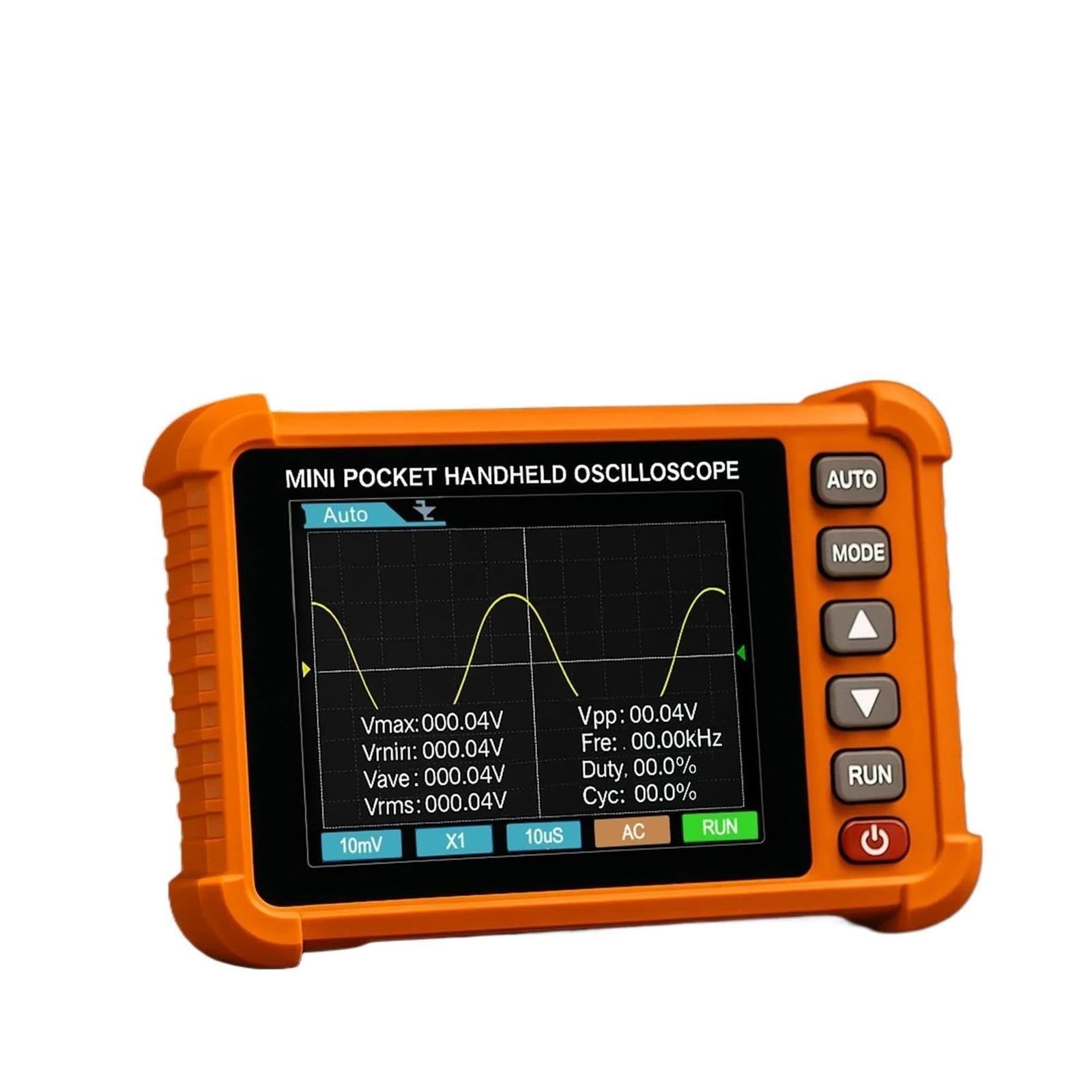 Osciloscopio digital, Osciloscopio portátil BT-500K 500kHz 2,5 MS/s alcance Digital de bolsillo,8 LCD herramienta reparación tipo C