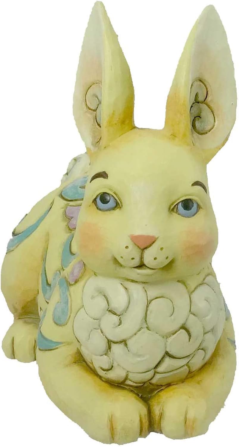 Enesco Jim Shore Heartwood Creek Pint Sized Bunny Sitting Down Figurine, 4.25-Inch
