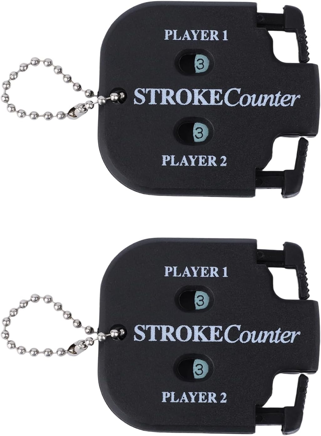 Golf Stroke Counters Clicker, Portable Score Keeper with Hanging Rope
