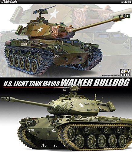 Char M41A Walker Bulldog Academy 13285 à l'échelle 1/35 pour modélisme militaire