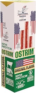 Ostrim Beef Snack Sticks, 1oz, High Protein, Keto & Paleo Friendly, Sugar Free, Gluten Free, No MSG, No Nitrates (Pack of 12) (1 oz, Original)