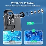 200X Cell Phone Microscope Accessory with Lens, Portable Mini Digital Microscope with LED Light/Universal Clip