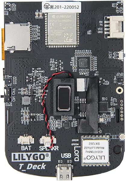 LILYGO T-Deck ESP32-S3 LoRa TTGO - Scheda di sviluppo con interfaccia SSL IPS da 2,8 pollici (firmware Meshtastic 433 MHz) - 3