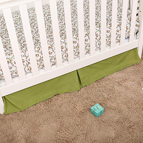 Brandream Jungle Crib Sheets For Baby Boys Toddler Fitted Sheet 100% Cotton Animal Monkey Botanical Print Nursery Bed Sheet Set #TOP2