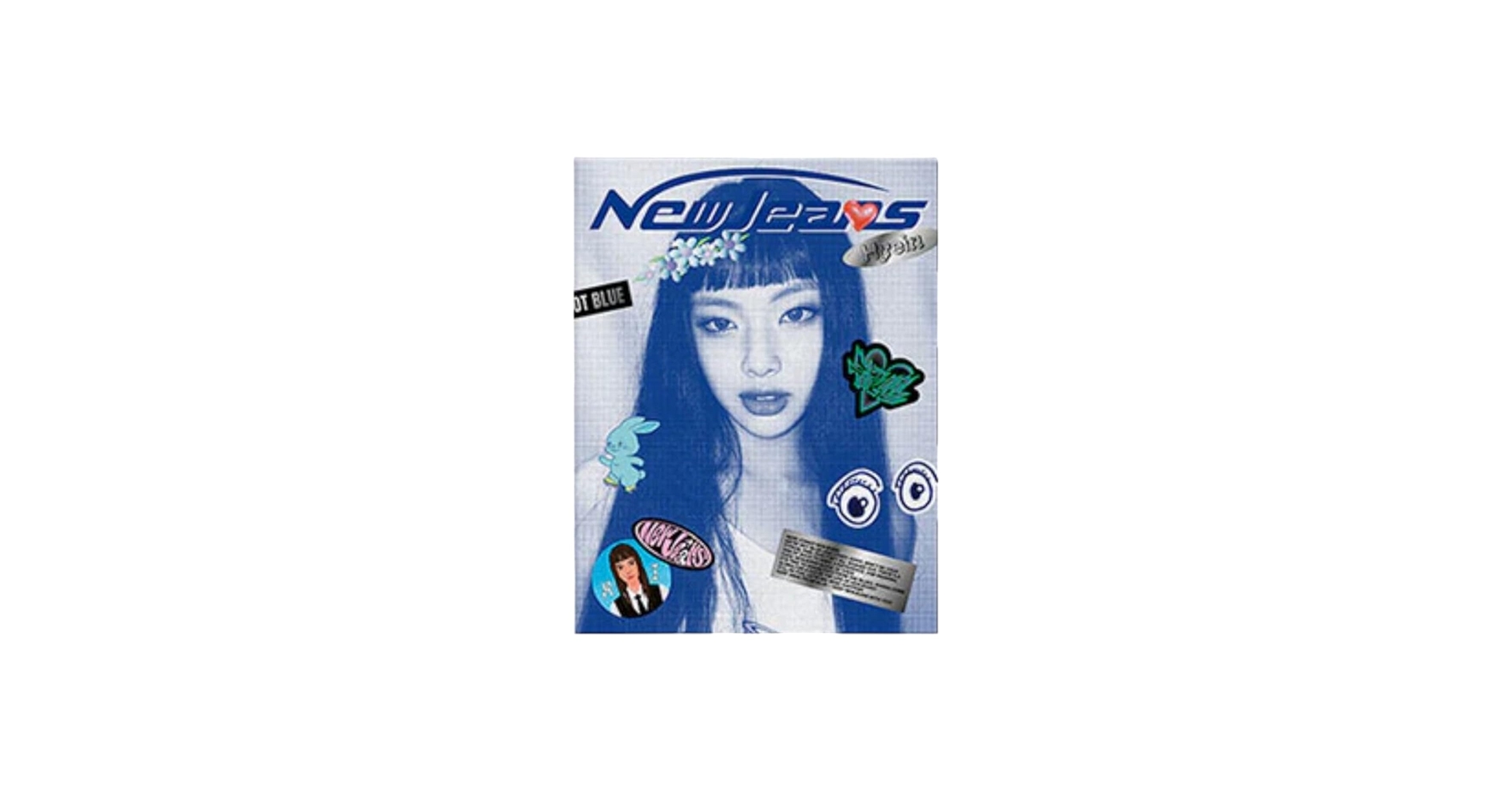 NewJeans アルバム Bluebook ver. ハニ ヘリン ヘイン NewJeans New Jeans 1st EP Album Bluebook Version HYEIN Cover
